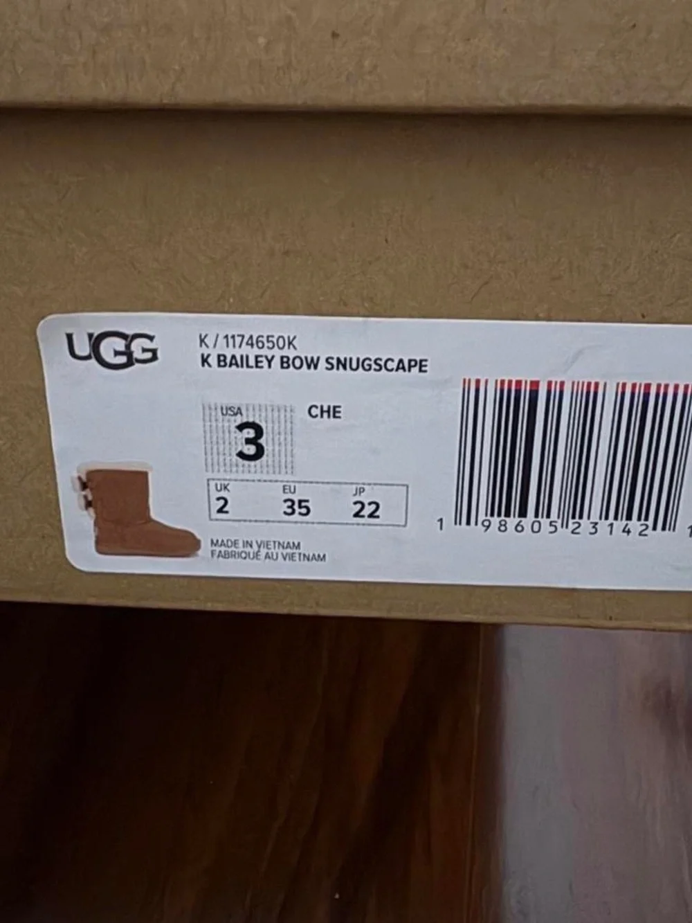 UGG Bailey Bow Snugscape Boots in Chestnut